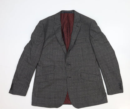 Mens UK Size L Marks and Spencer Regular Grey Suit Jacket