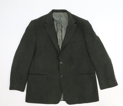 Mens UK Size S Marks and Spencer Regular Green Suit Jacket
