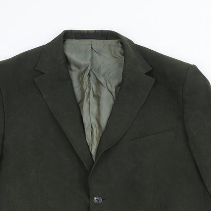 Mens UK Size S Marks and Spencer Regular Green Suit Jacket
