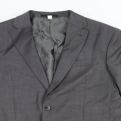 Marks and Spencer Womens Grey Wool Jacket Blazer Size L