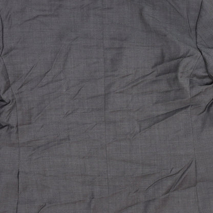 Marks and Spencer Womens Grey Wool Jacket Blazer Size L