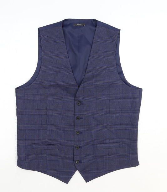 Mens UK Size L Marks and Spencer Regular Blue Suit Jacket