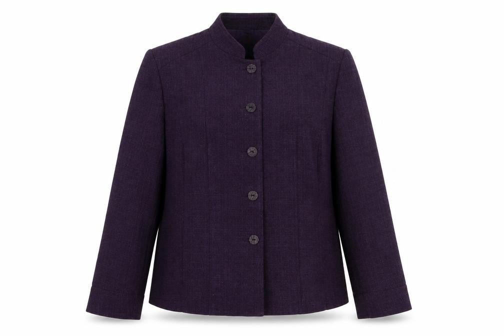 Womens UK Size 16 Preworn Purple Pea Coat