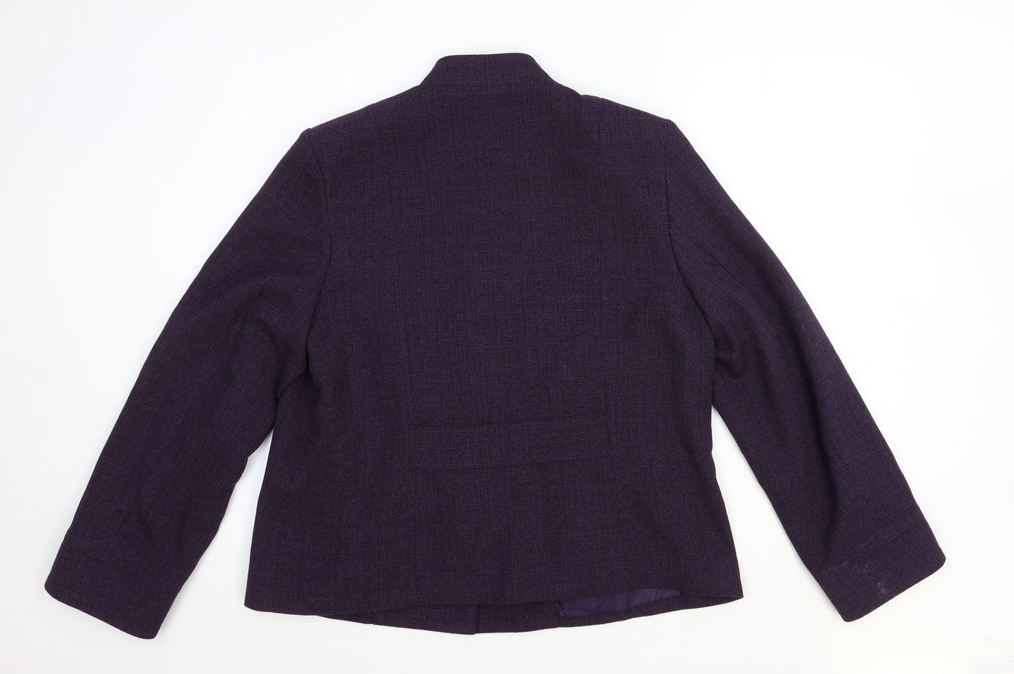 Womens UK Size 16 Preworn Purple Pea Coat
