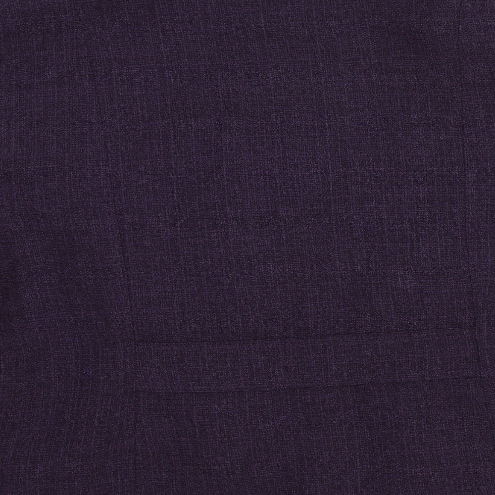 Womens UK Size 16 Preworn Purple Pea Coat