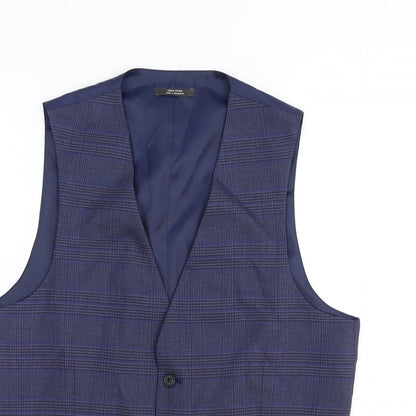 Mens UK Size S Marks and Spencer Regular Blue Suit Jacket