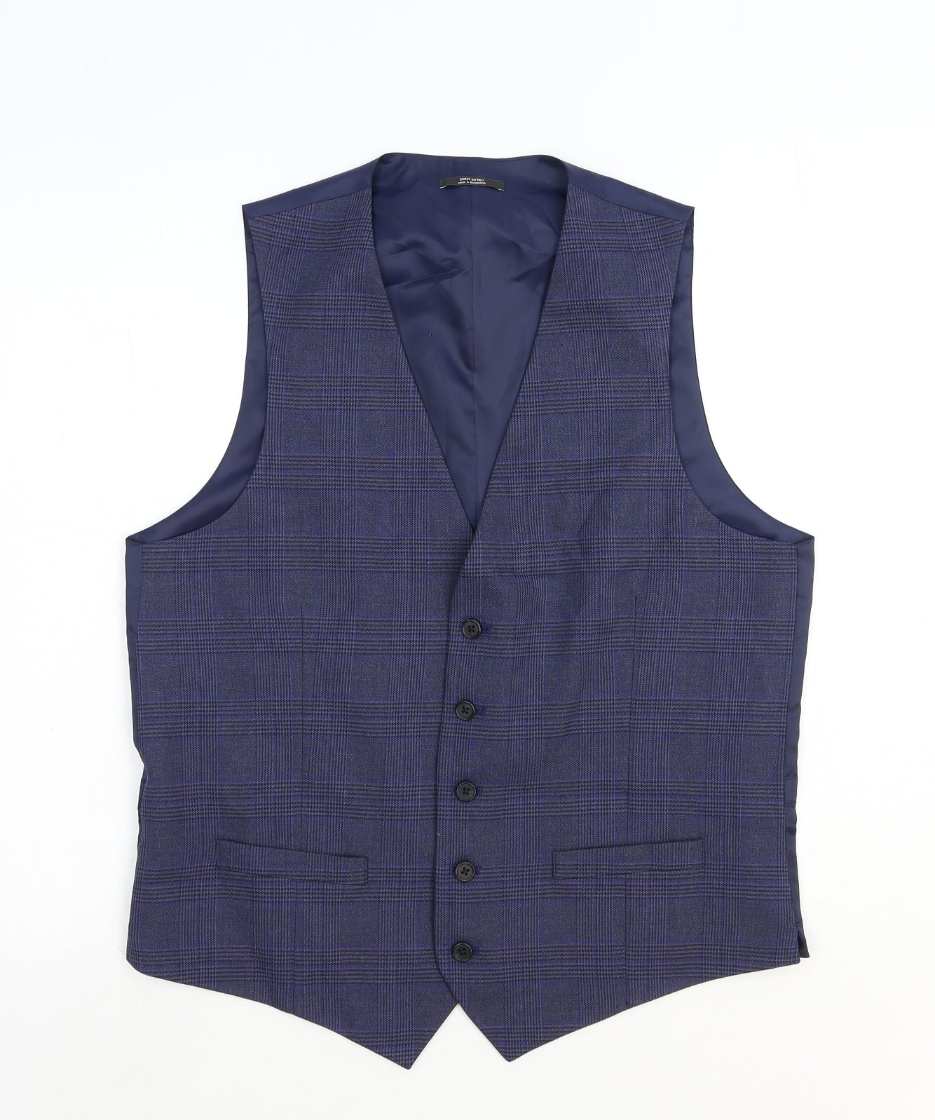 Mens UK Size L Marks and Spencer Regular Blue Suit Jacket