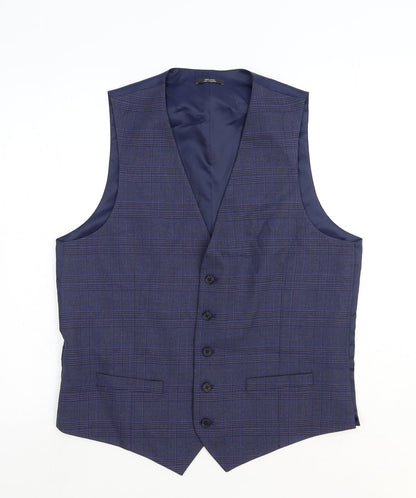 Mens UK Size L Marks and Spencer Regular Blue Suit Jacket