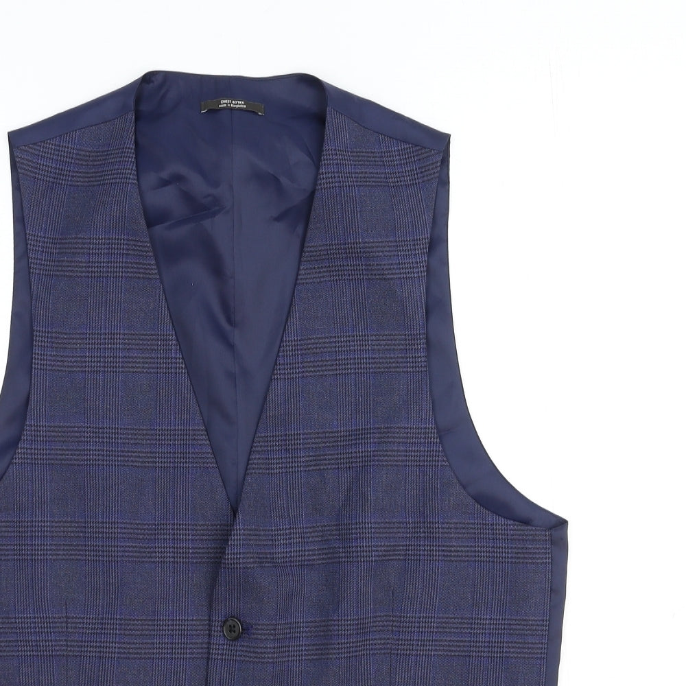 Mens UK Size L Marks and Spencer Regular Blue Suit Jacket