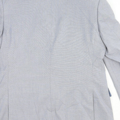 Marks and Spencer Womens Grey Polyester Jacket Blazer Size M