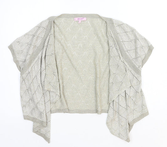 Womens UK Size 16 Per Una Beige Cardigan Jumper