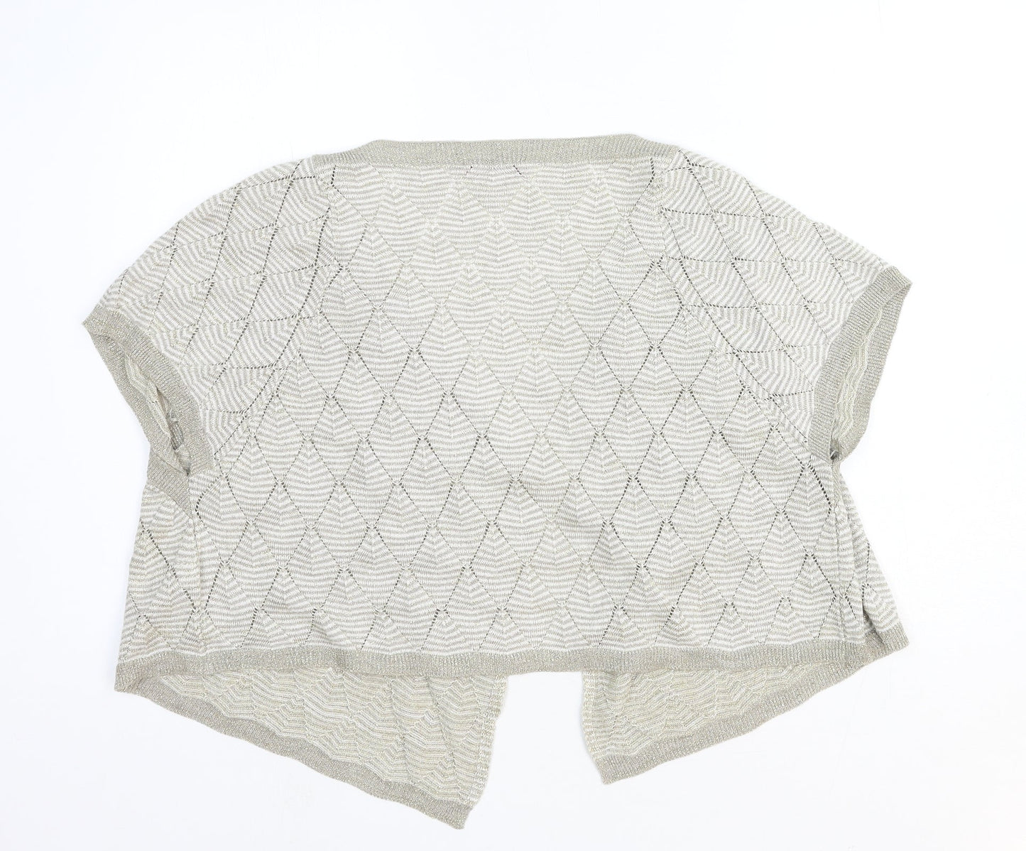 Womens UK Size 16 Per Una Beige Cardigan Jumper