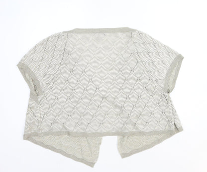 Womens UK Size 16 Per Una Beige Cardigan Jumper
