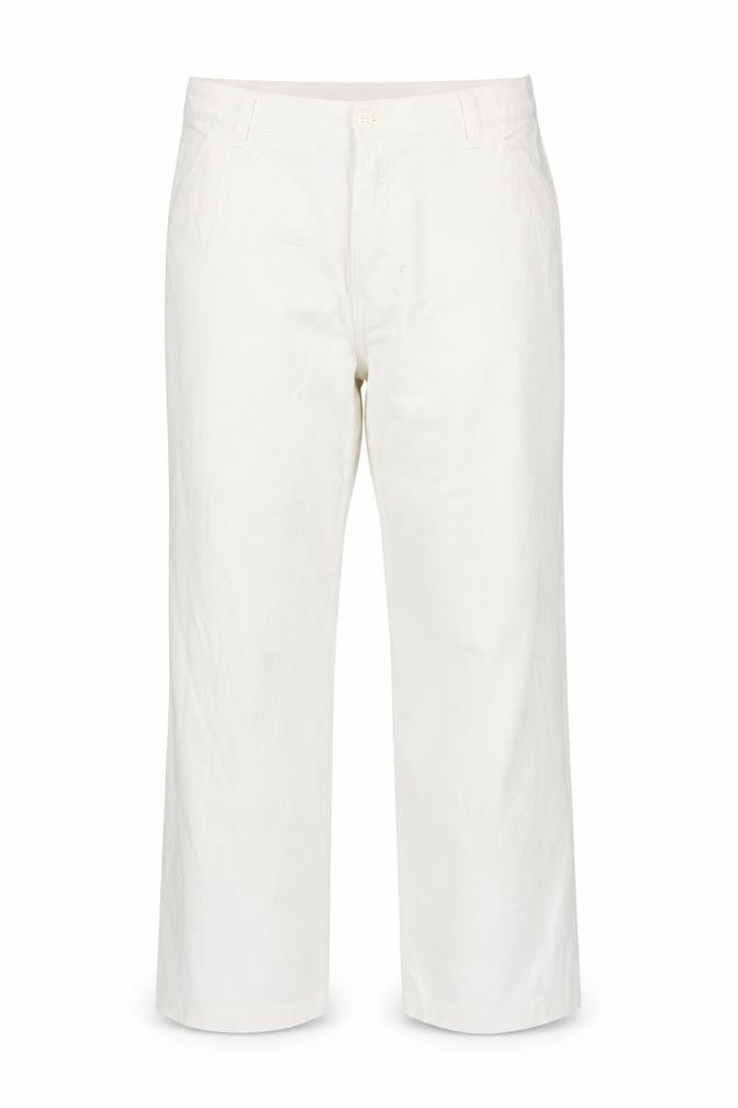 Womens UK Size 34 in Preworn Regular Fit  Ivory Trousers