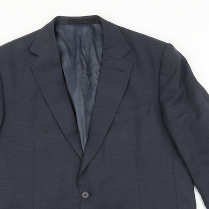 Mens UK Size 44 Marks and Spencer Regular Black Suit Jacket
