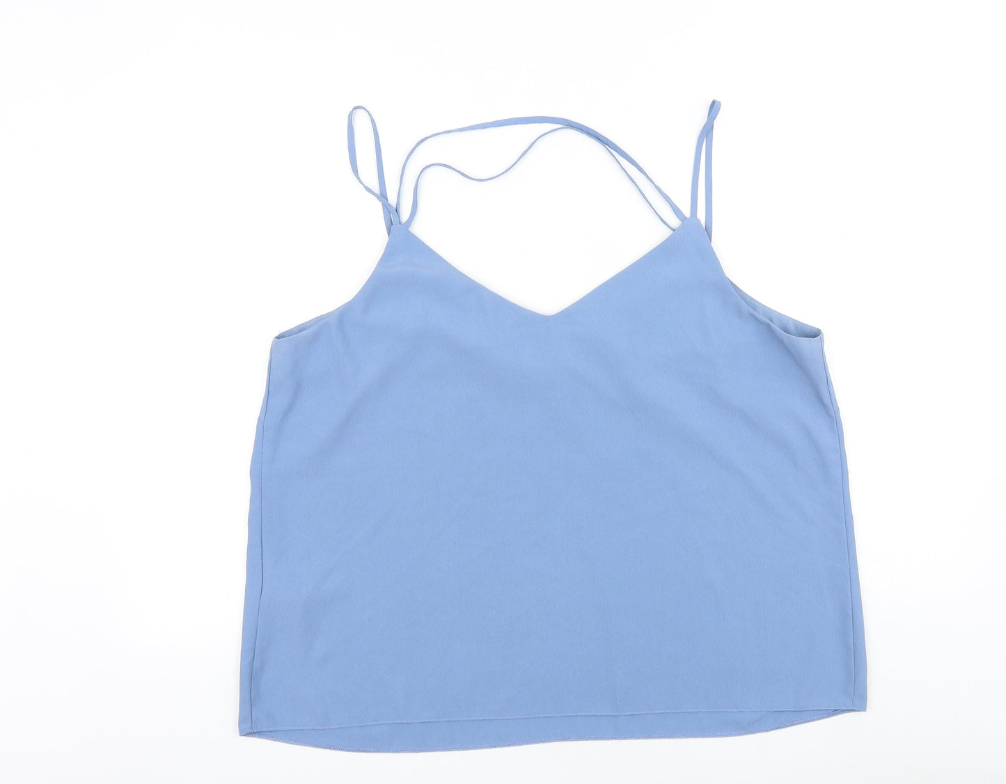 Womens UK Size 18 New Look Blue Basic Tank