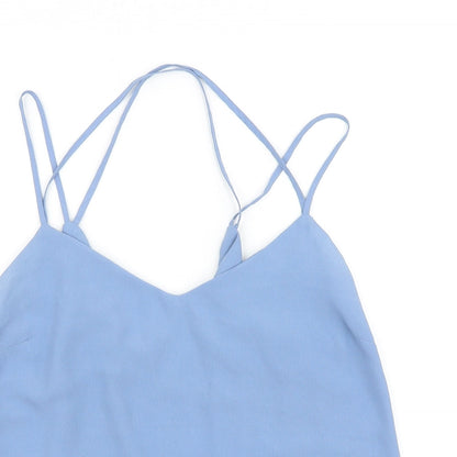 Womens UK Size 18 New Look Blue Basic Tank