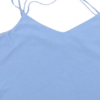 Womens UK Size 18 New Look Blue Basic Tank