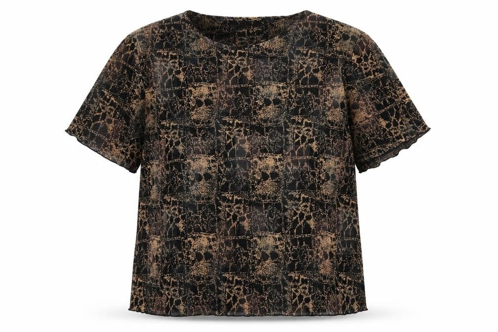 Womens UK Size M Preworn Black Basic T-Shirt