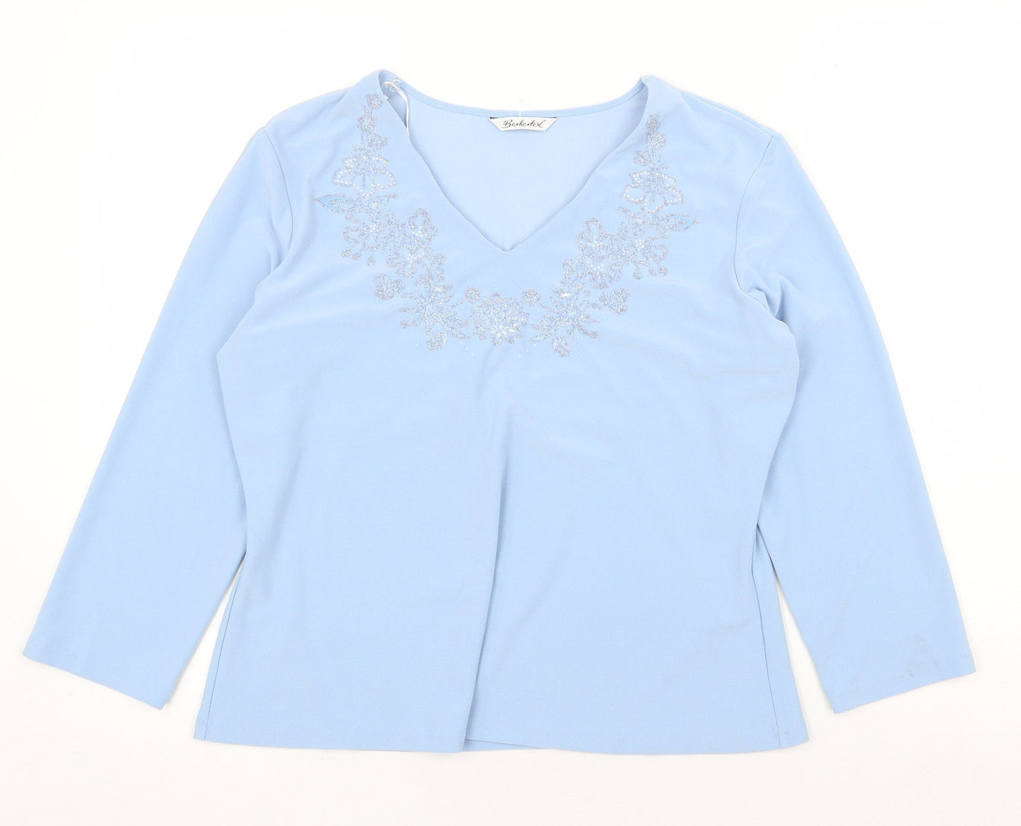 Womens UK Size 16 Berketex Blue Basic Blouse