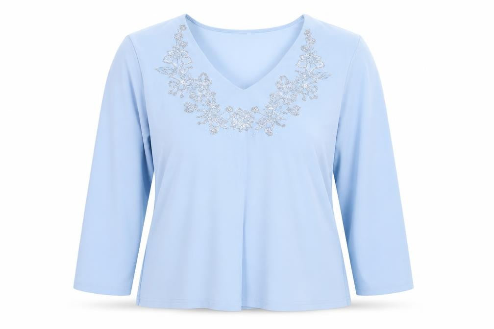 Womens UK Size 16 Berketex Blue Basic Blouse