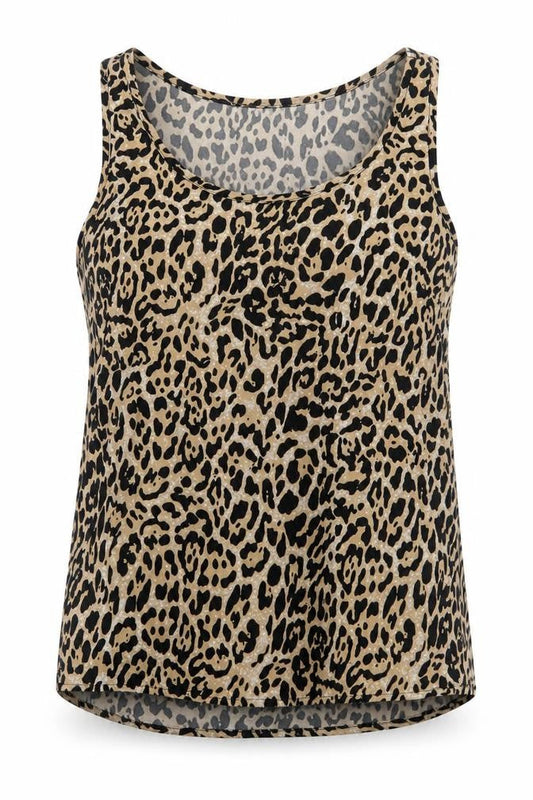 Womens UK Size 8 Atmosphere Beige Basic Tank