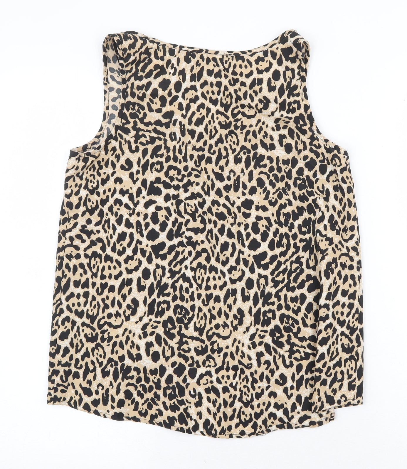Womens UK Size 8 Atmosphere Beige Basic Tank