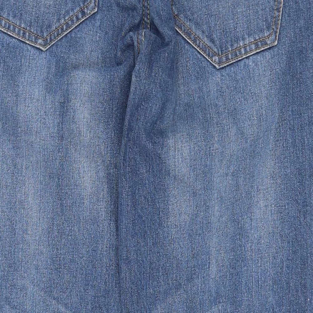 Dylan George Mens Blue Cotton Straight Jeans Size 36 in Regular Zip