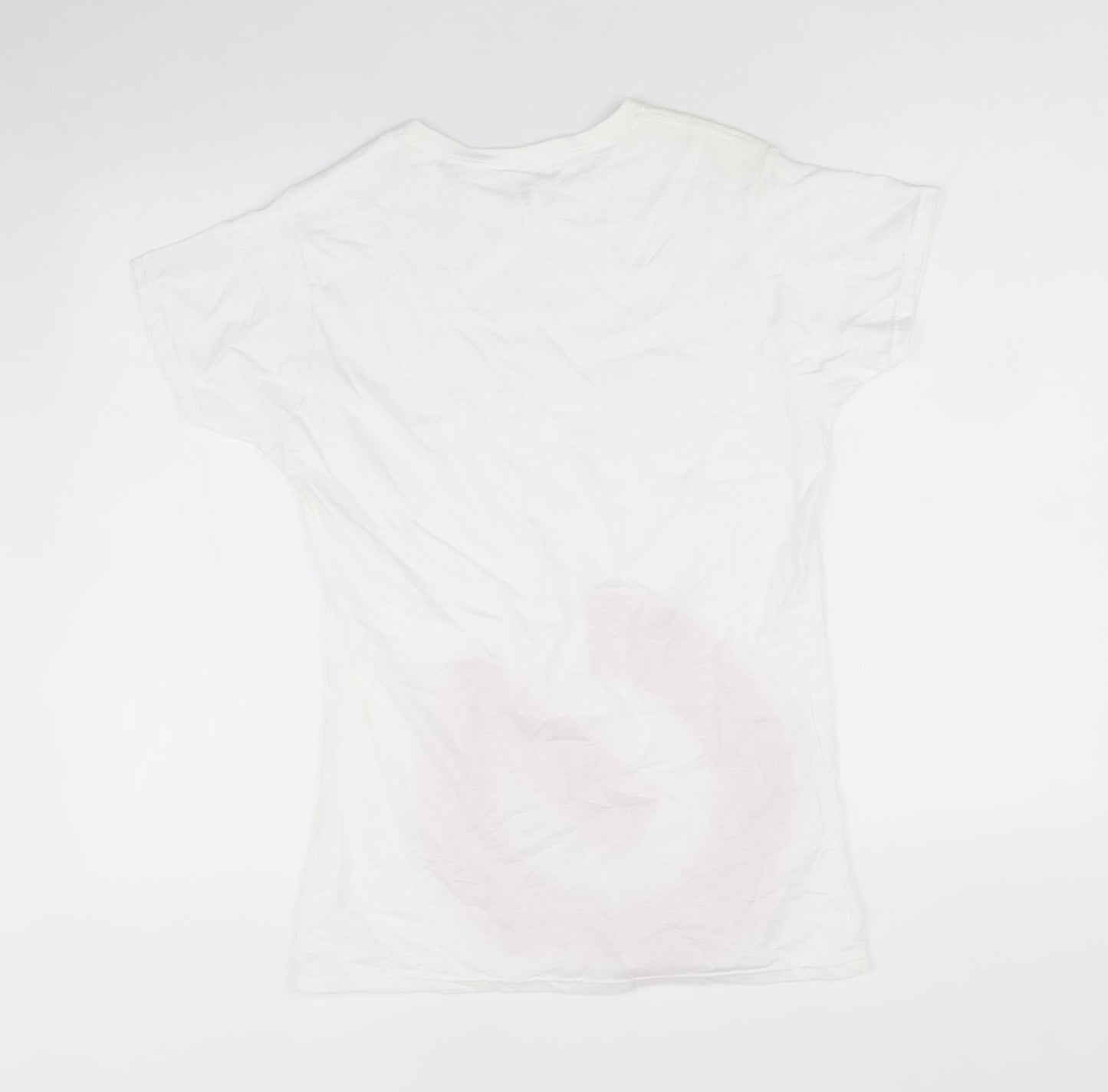 Womens UK Size XL Gildan White Basic T-Shirt