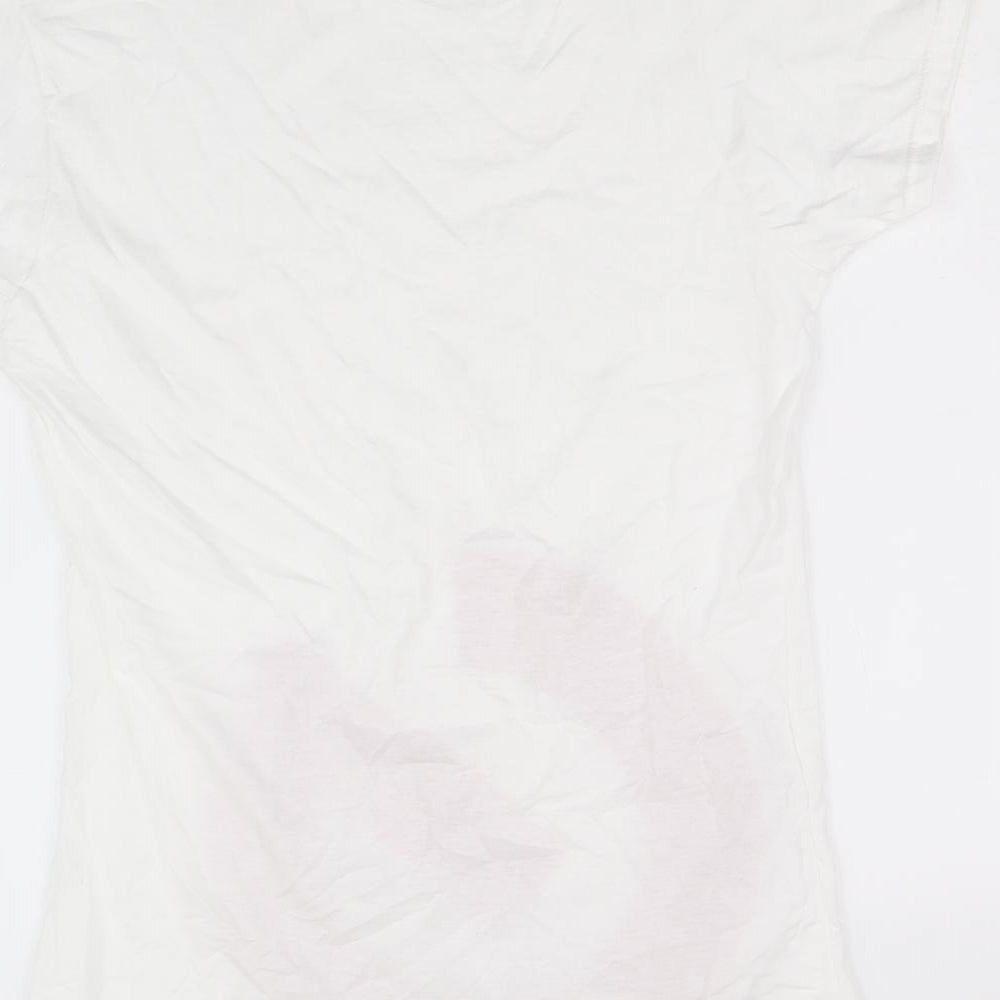 Womens UK Size XL Gildan White Basic T-Shirt