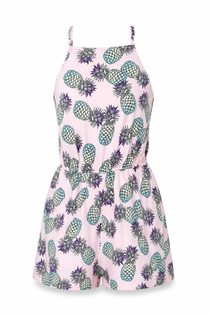 Womens UK Size 8 Primark Outfit/Set Pink Playsuit