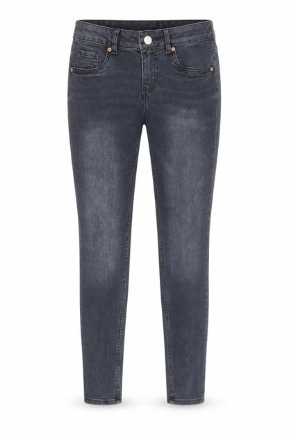 &Denim Womens Blue Cotton Skinny Jeans Size 10 Regular Zip