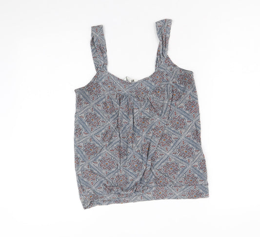 Womens UK Size 10 Monsoon Multicoloured Basic Tank