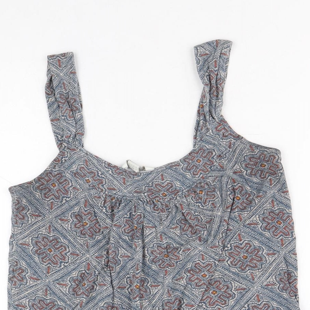 Womens UK Size 10 Monsoon Multicoloured Basic Tank