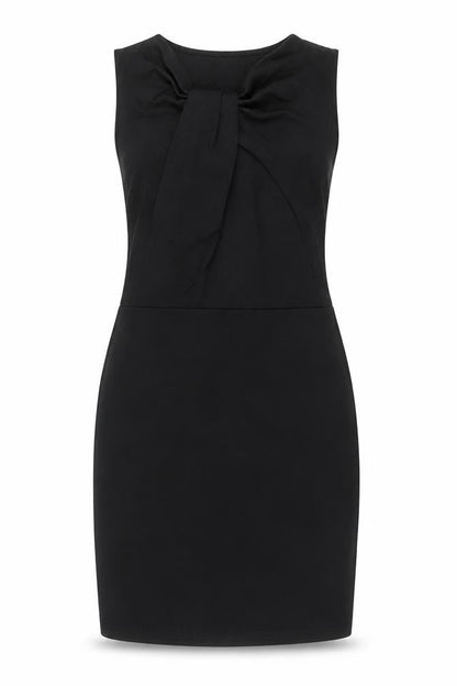 Topshop Womens Black Polyamide A-Line Size 10 Round Neck Pullover