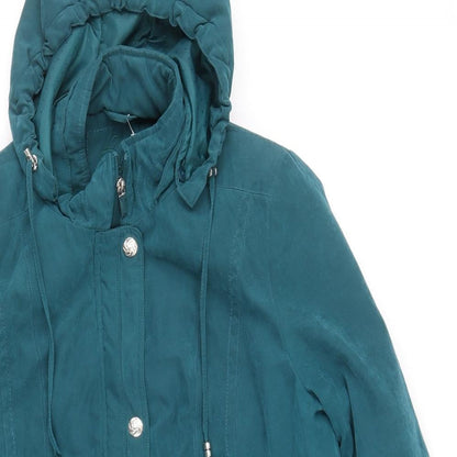 Womens UK Size M Bonmarche Blue Overcoat