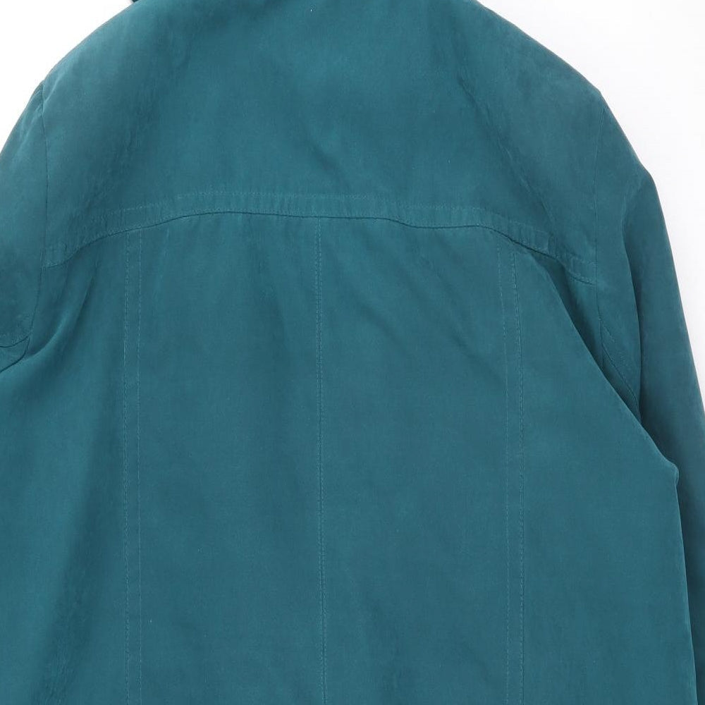 Womens UK Size M Bonmarche Blue Overcoat