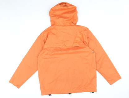 Mens UK Size S Serge Denimes Orange Windbreaker Coat