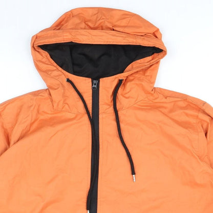 Mens UK Size S Serge Denimes Orange Windbreaker Coat