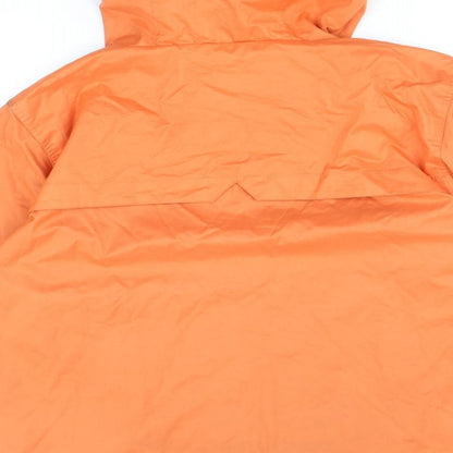 Mens UK Size S Serge Denimes Orange Windbreaker Coat