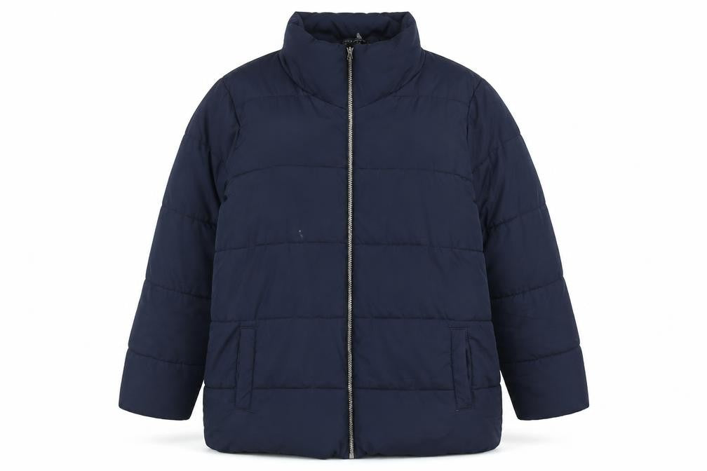 Womens UK Size 18 Love Coats Blue Quilted Coat