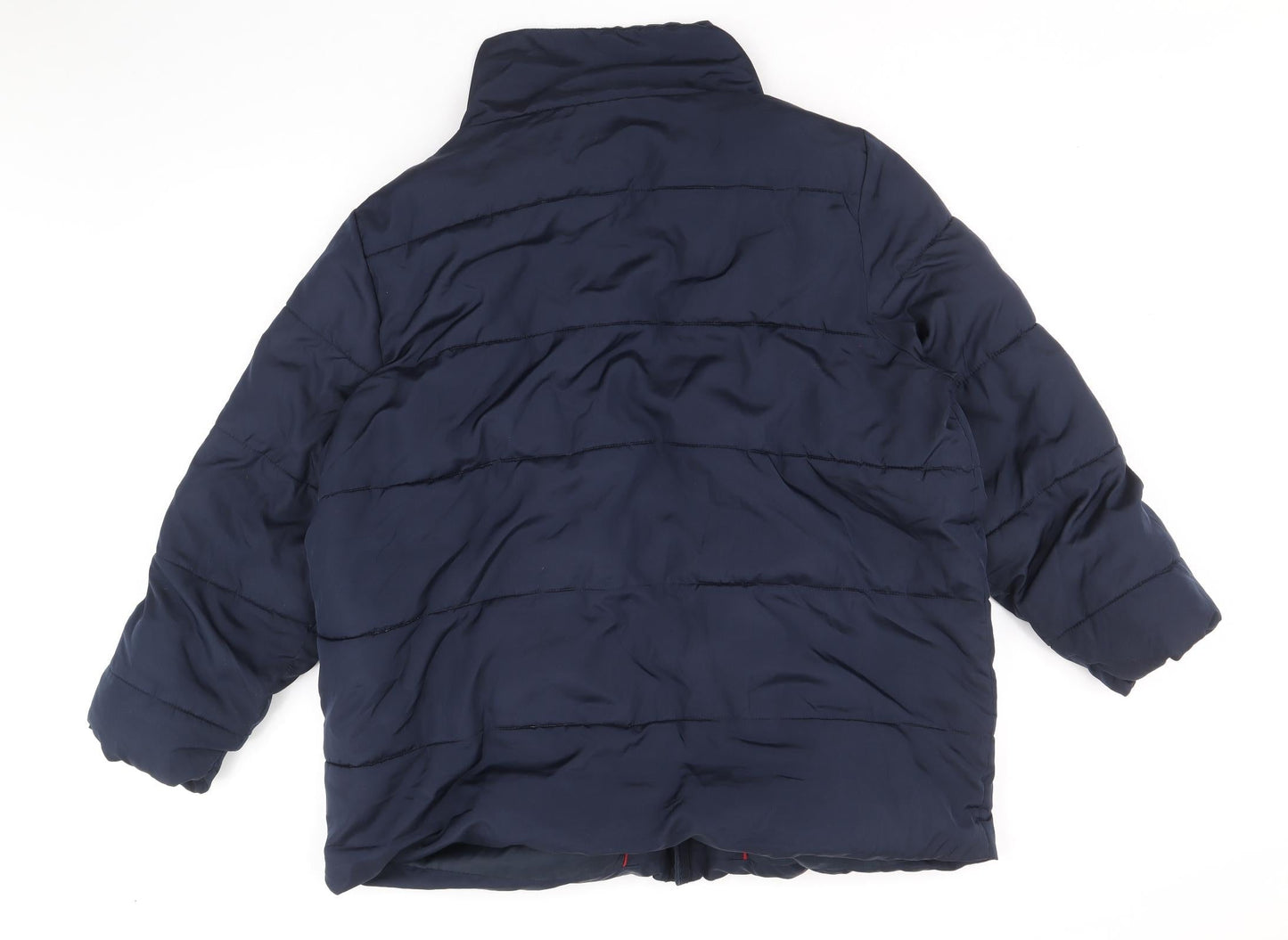 Womens UK Size 18 Love Coats Blue Quilted Coat