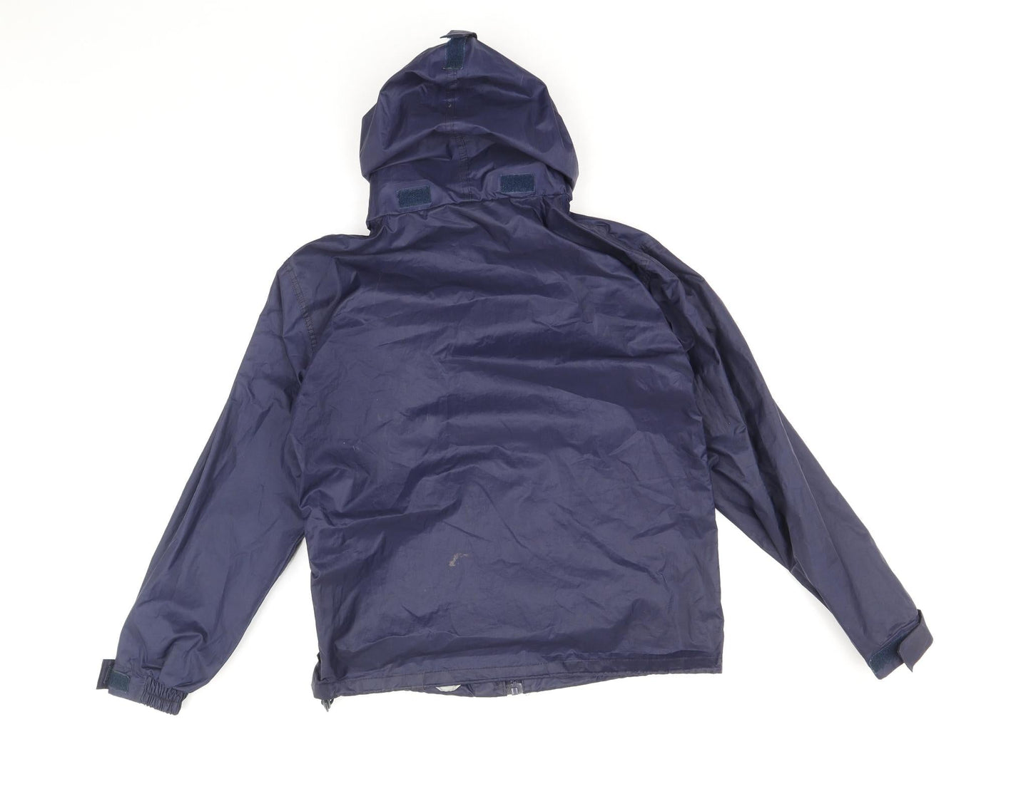 Tri-Balance Boys Blue Windbreaker Jacket Size 7-8 Years Zip