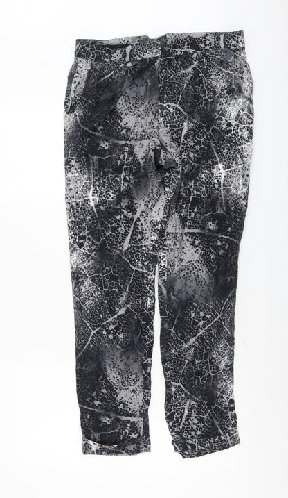 Womens UK Size 12 Topshop Regular Fit  Grey Trousers