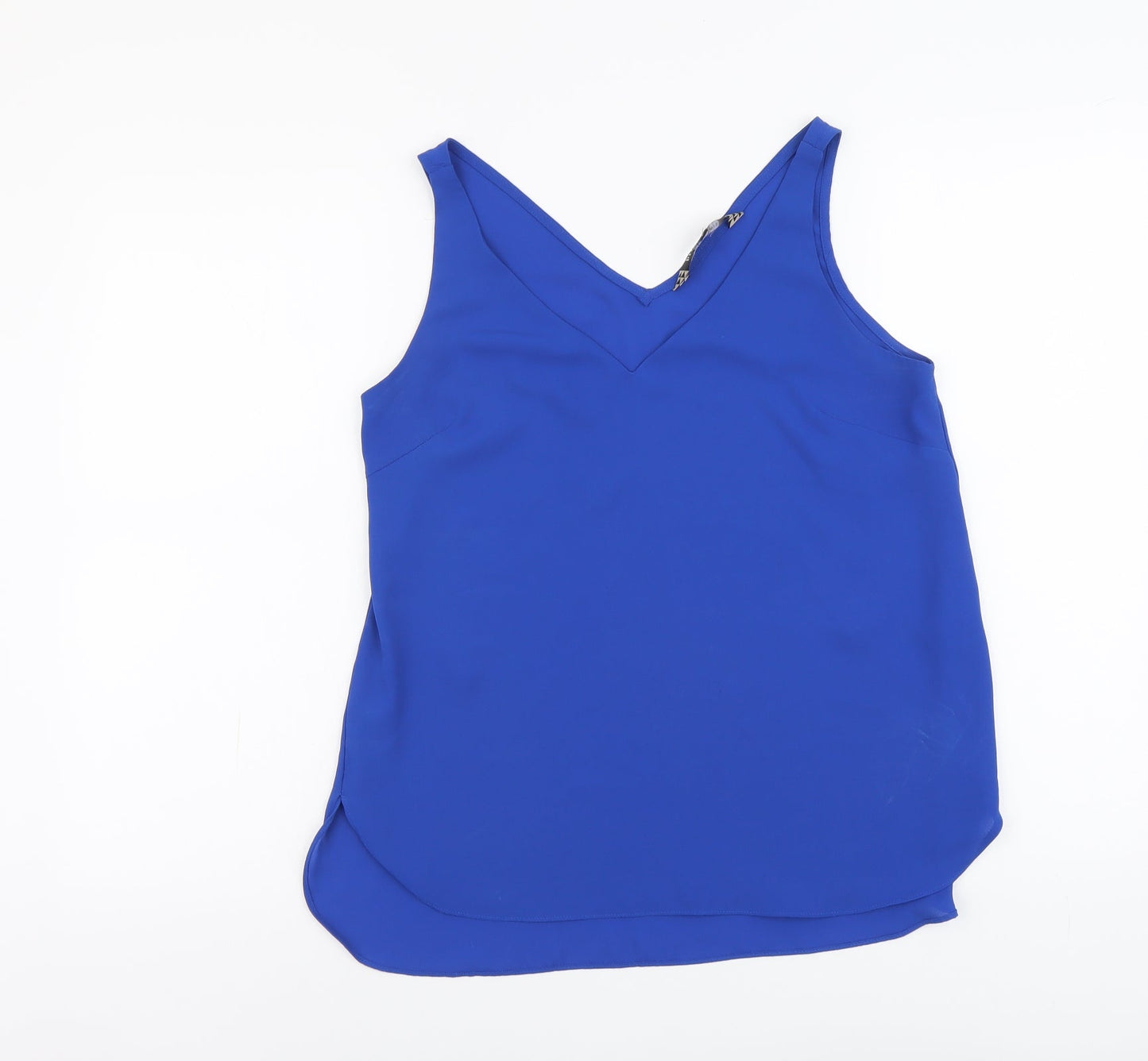Womens UK Size 8 Principles Blue Basic Tank