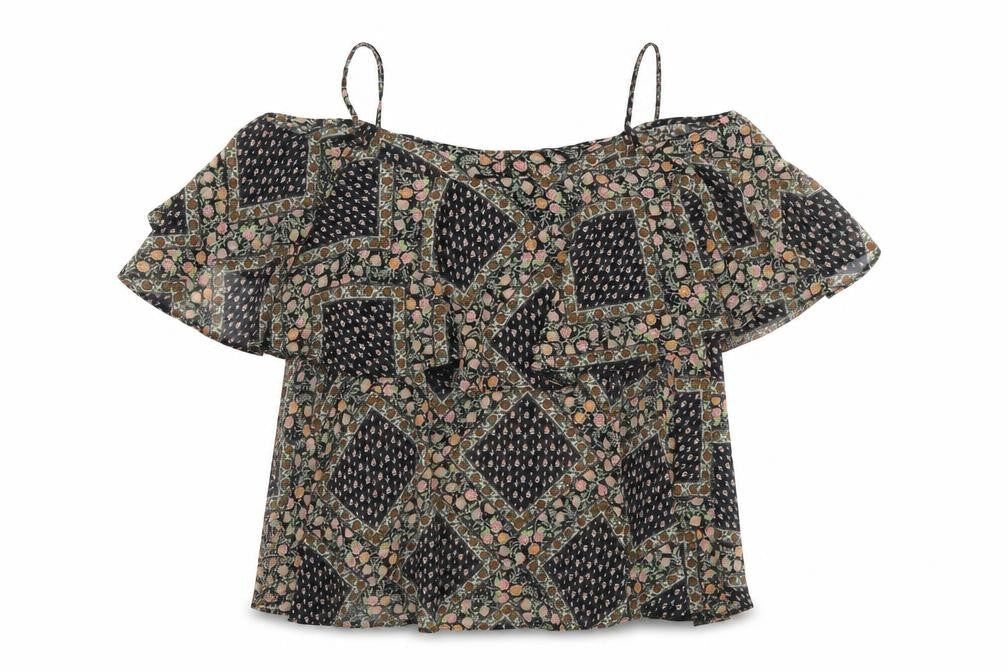 Womens UK Size 10 Atmosphere Multicoloured Basic Blouse