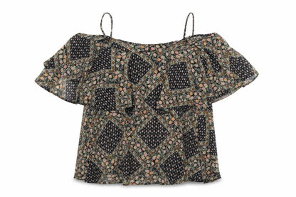 Womens UK Size 10 Atmosphere Multicoloured Basic Blouse