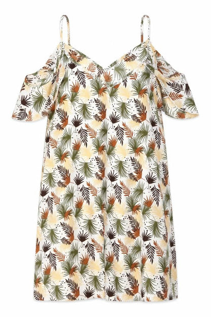 SheIn Womens Multicoloured Floral Polyester A-Line Size L V-Neck Pullover