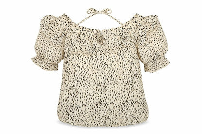 Womens UK Size 14 PEP&CO Beige Basic Blouse