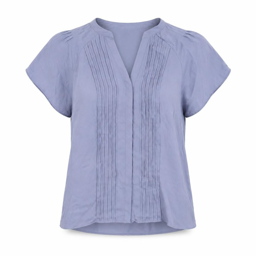 Womens UK Size M H&M Blue Basic Blouse